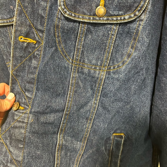 Wrangler Dark Blue Denim Jacket - Picture 3 of 5